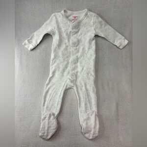 Magnetic Me, Organic Cotton Sleeper, Mint Elephant Footie Pajamas